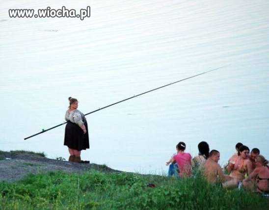 Czeka na grubą rybę
