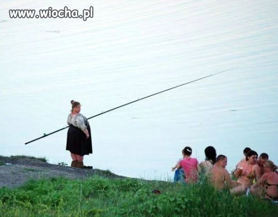 Czeka na grubą rybę
