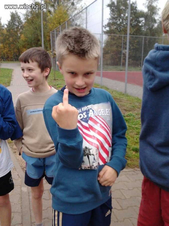 Dziecko przed lekcją W-Fu 