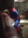 Spiderman atakuje Goblina 
