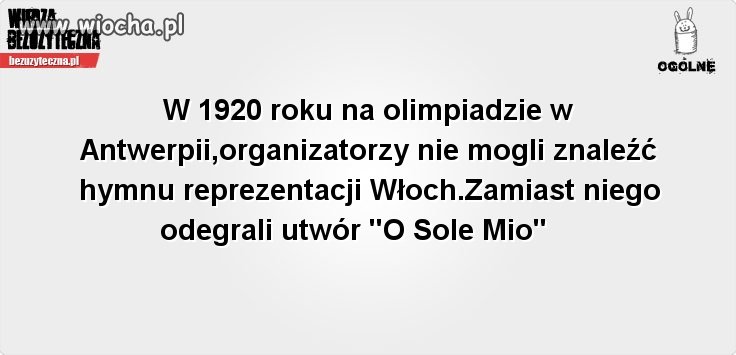 A jakby nie znaleźli hymnu Polski???