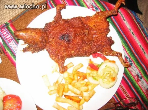 Tradycyjna potrawa peruwiańska...