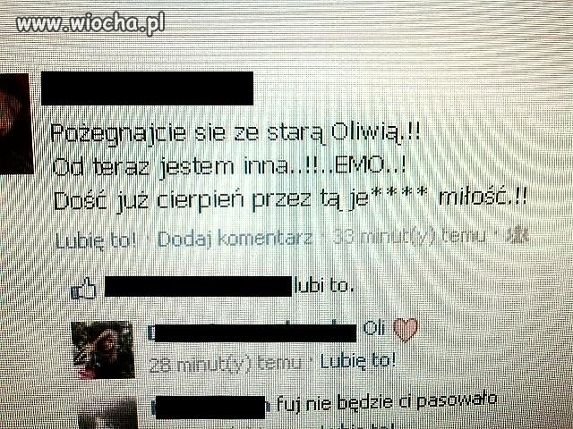 Ja pier*ole 13 lat i gada, że będzie "emo" 