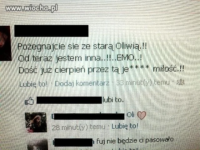 Ja pier*ole 13 lat i gada, że będzie "emo" 