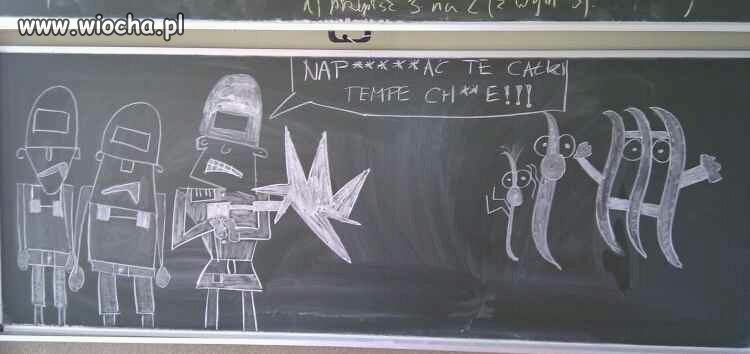 Tymczasem w jednej ze szkół
