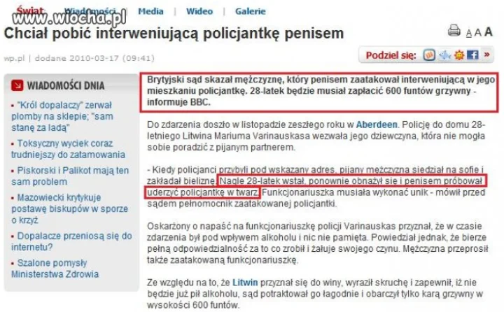 Niespodziewany atak...