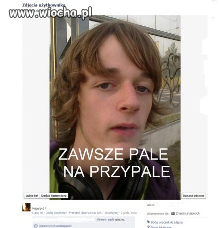 Zawsze palę na PRZYPALE
