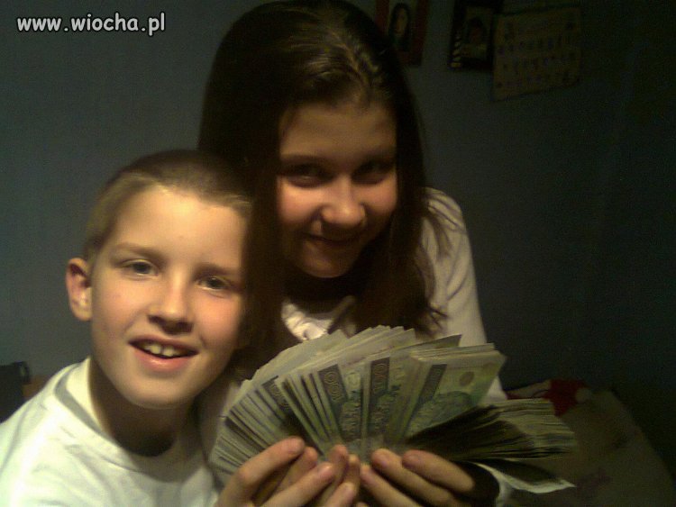 Lans dzieci na kase 