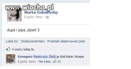 Posty niektórych osób na fb są