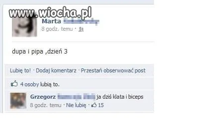 Posty niektórych osób na fb są