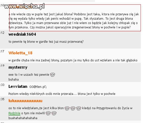 POZIOM WIEDZY NIEKTÓRYCH LUDZI MNIE PRZERAŻA 