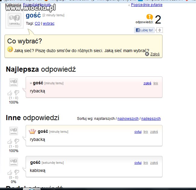 Jaka sieć?