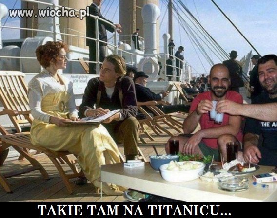 Takie tam na TITANICU