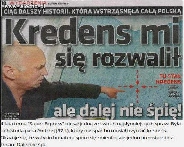 Problem z kredensem i 