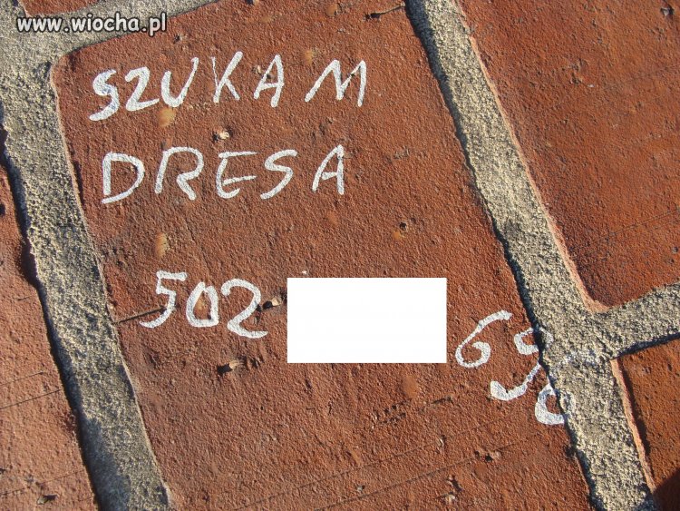 Ktoś szuka dresa...