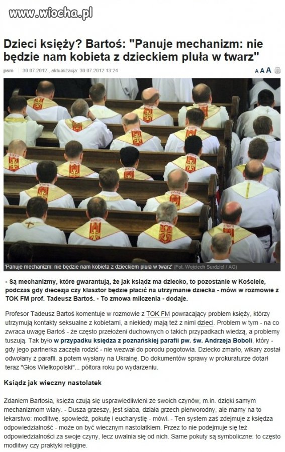 Celibat... i dzieci księży...