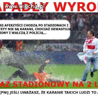 Skazani na 2 lata zakazu stadionowego..