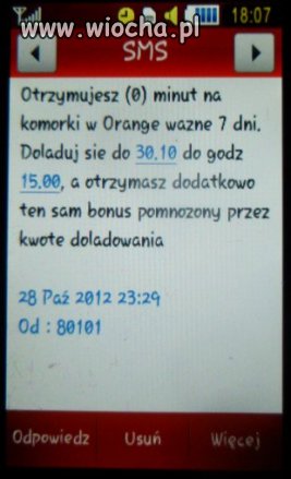 To się nazywa bonus... 