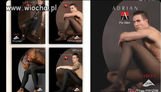 Nowa moda dla mężczyzn.