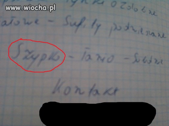 Chyba ktoś nie uważał na lekcji polskiego