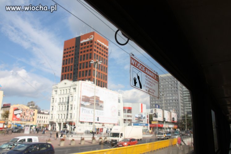 Wyjście awaryjne z łódzkiego tramwaju