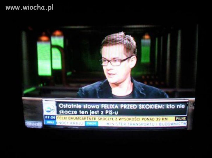 Ostatnie słowa Felixa przed skokiem...