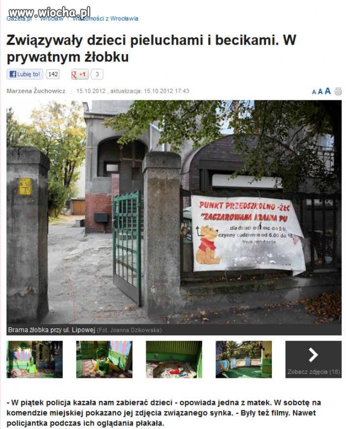 Skandal w żłobku