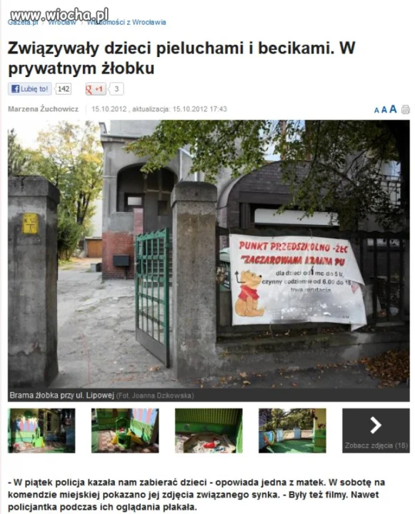 Skandal w żłobku