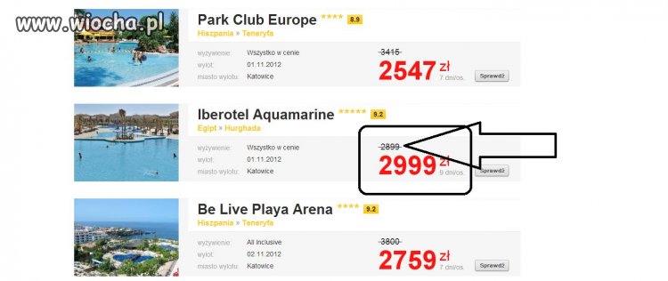 Promocja w last minute