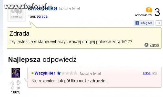 Zdrada hahaha