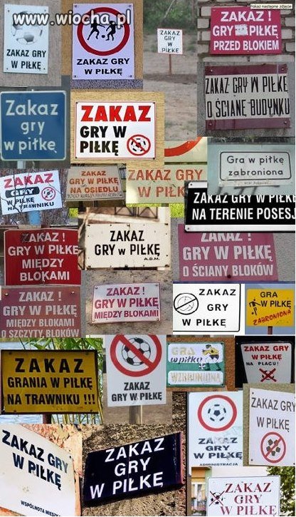 Zakaz gry w piłkę