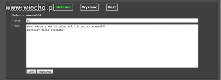 Wiocha na wiocha.pl 