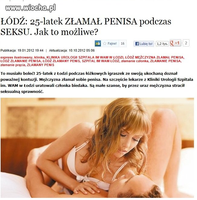 No to zaszalał...dobrze, że "wacuś" ocalał...