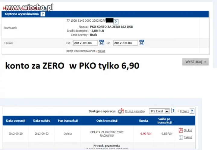 Konto za zerooo