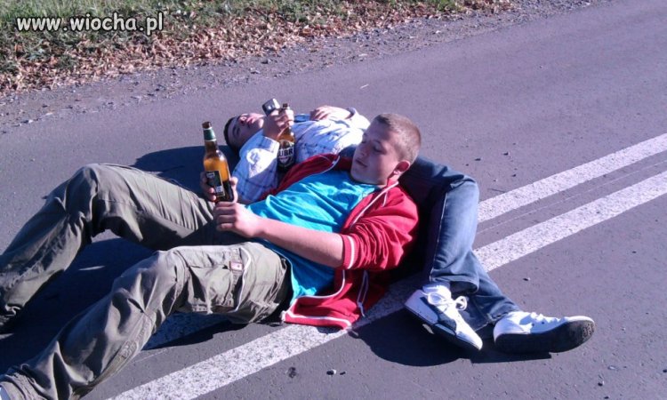 Małe opalanko z piwem