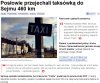 Pociąg się zepsuł lub nie było miejsc siedzących... 