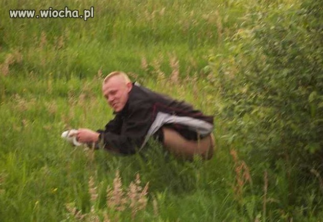 Bo łazienka była zajęta