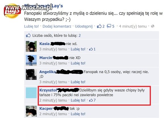 Fanpage Lays... Pytają...