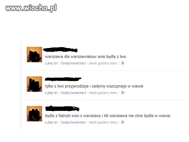 "warszawa nie chce bydła w wawie..." 