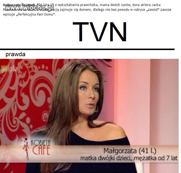 TVN ukrywa prawdziwy wiek Perfekcyjnej Pani Domu
