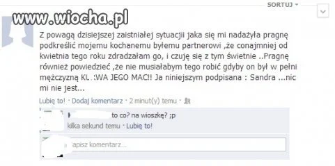 Z serii Fejsbuk mój pamiętnik..