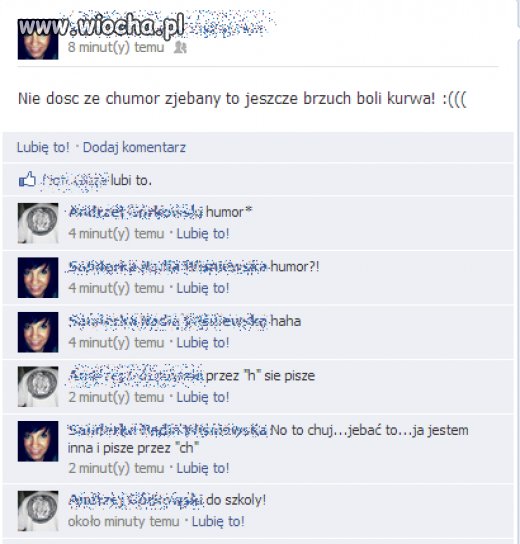 Ta pani chyba nie jest w "chumorze"