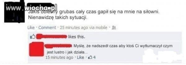 Siłownia z obrzydliwym grubasem . 