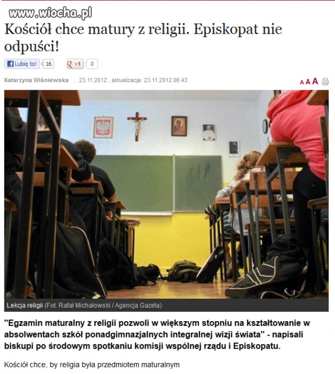 Matura z religii