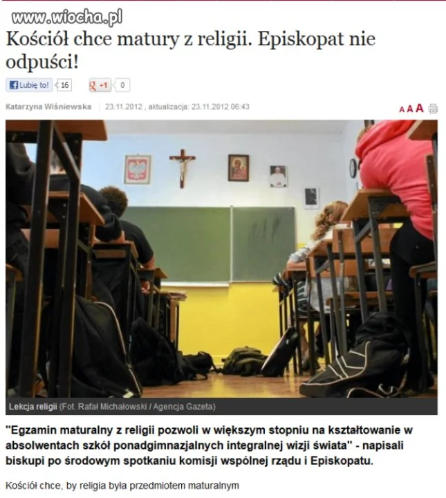 Matura z religii