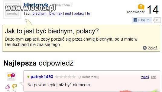 Jak to  jest być...