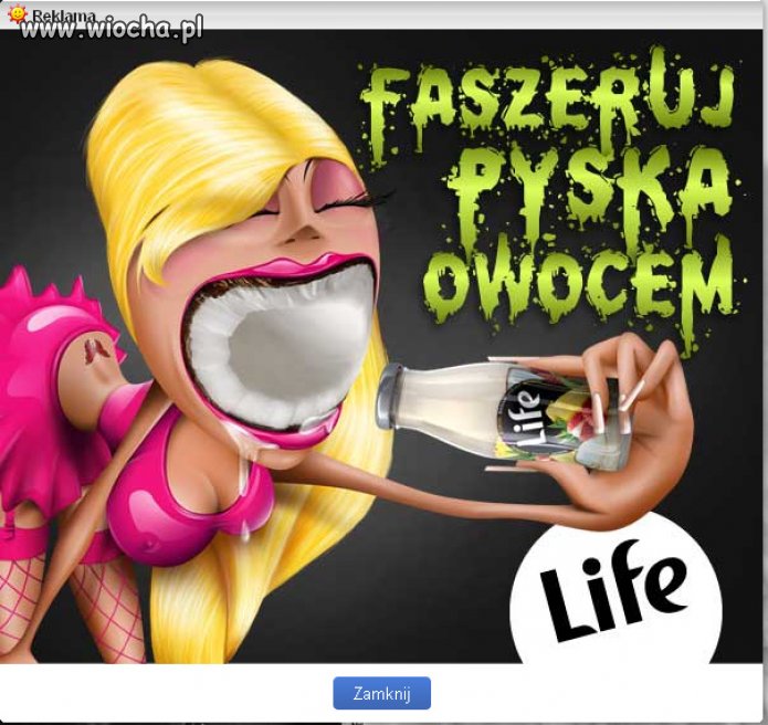 Specyficzna reklama na Gadu-Gadu.