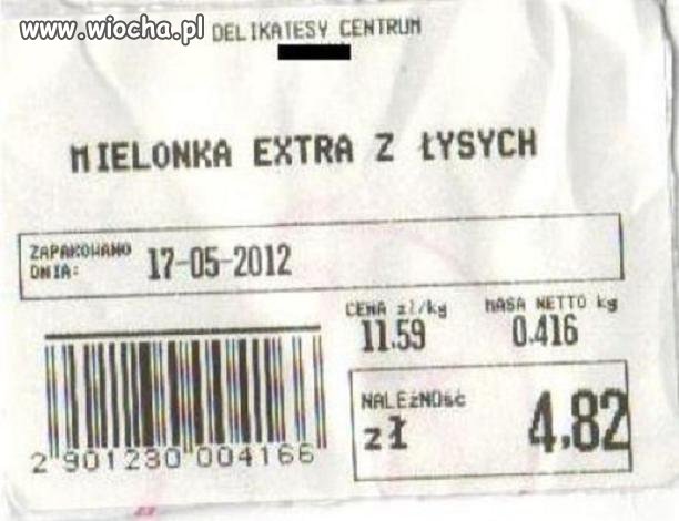Mielonka z łysych 