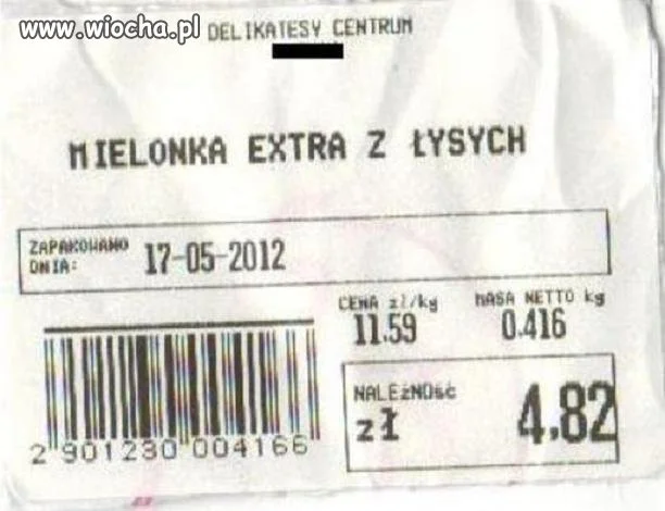 Mielonka z łysych 