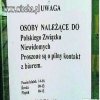 Ogłoszenie dla niewidomych